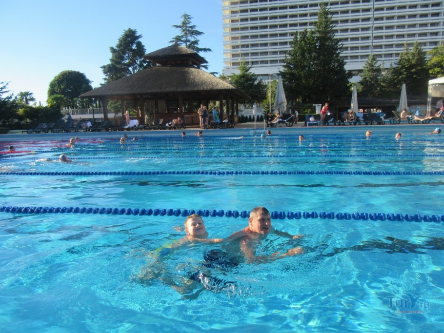 Бассейн и пляж Жемчужина Сочи