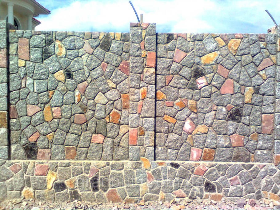 Ограждения из природного камня