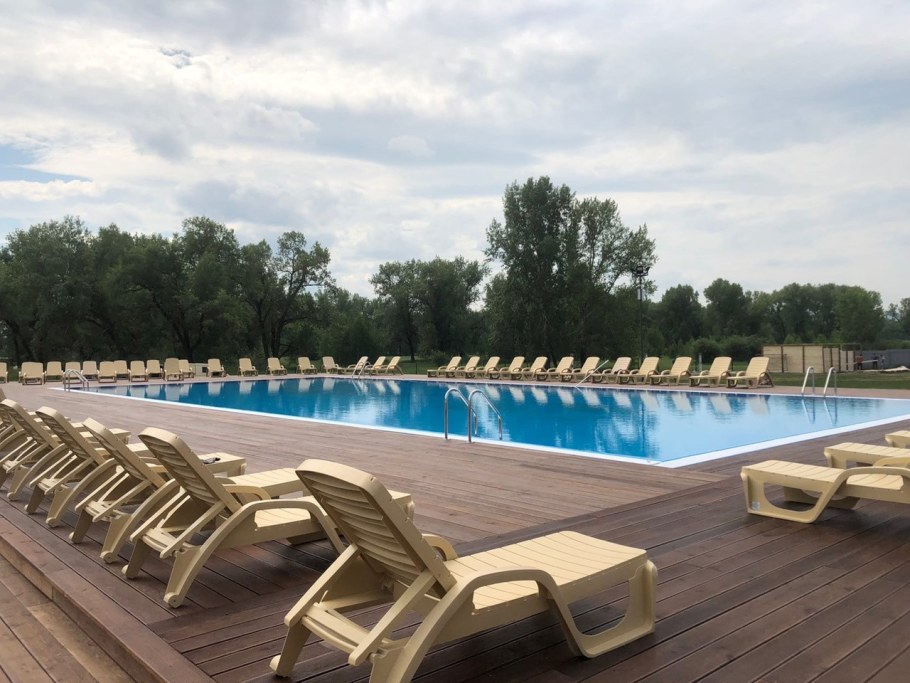 Бассейн на острове Татышева Красноярск