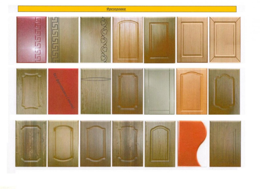 Кухни с фасадами ольха с патинированием