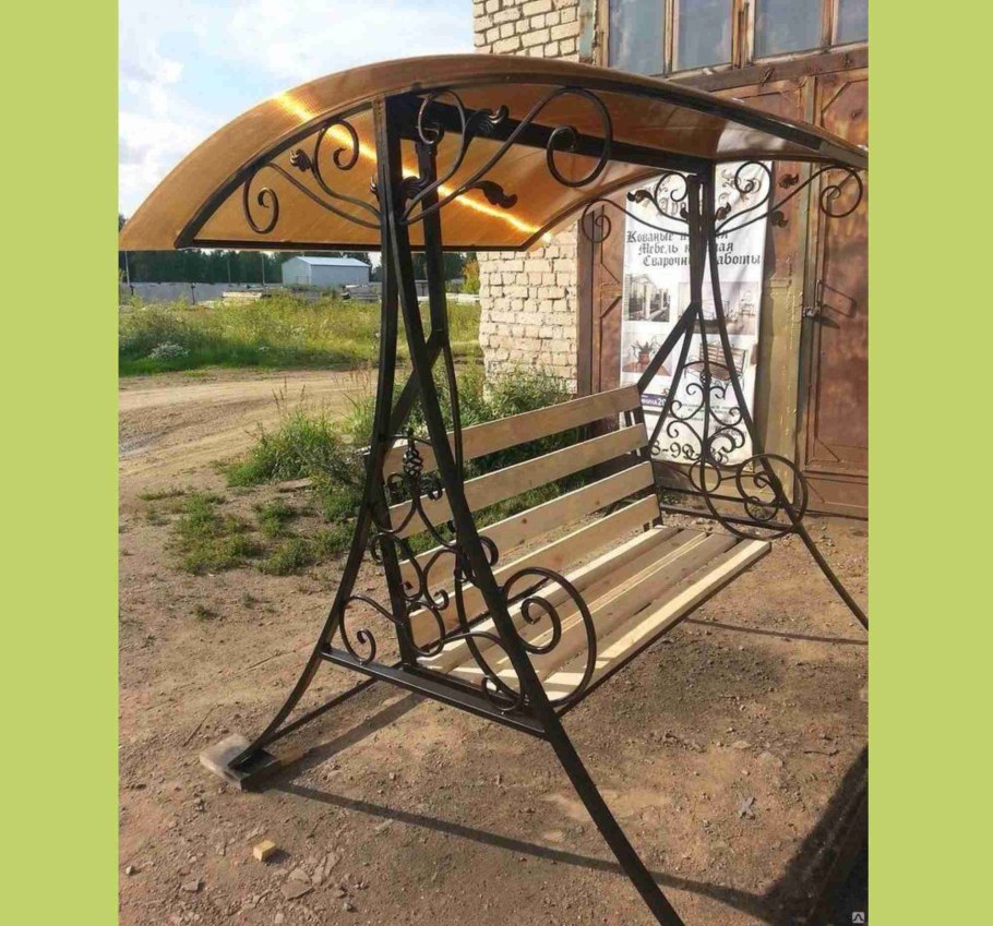 Качели из металла