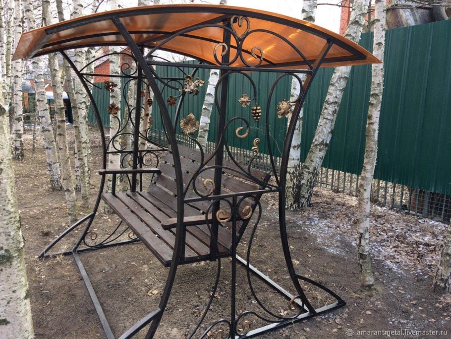 Кованная качеля