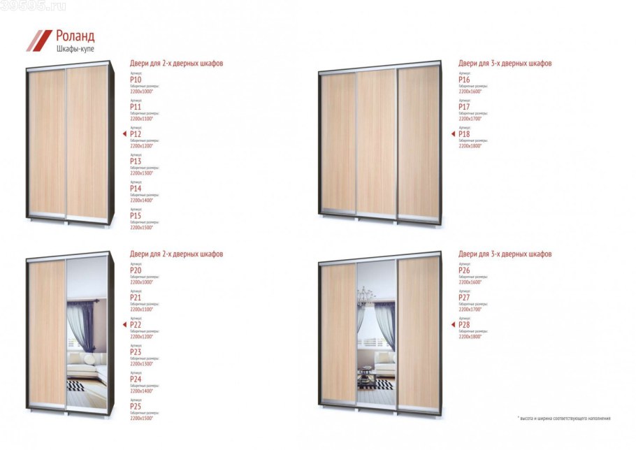 Шкаф купе Роланд р63