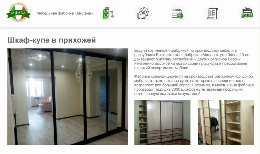 Шкаф купе Экспенс 1200*2400*600