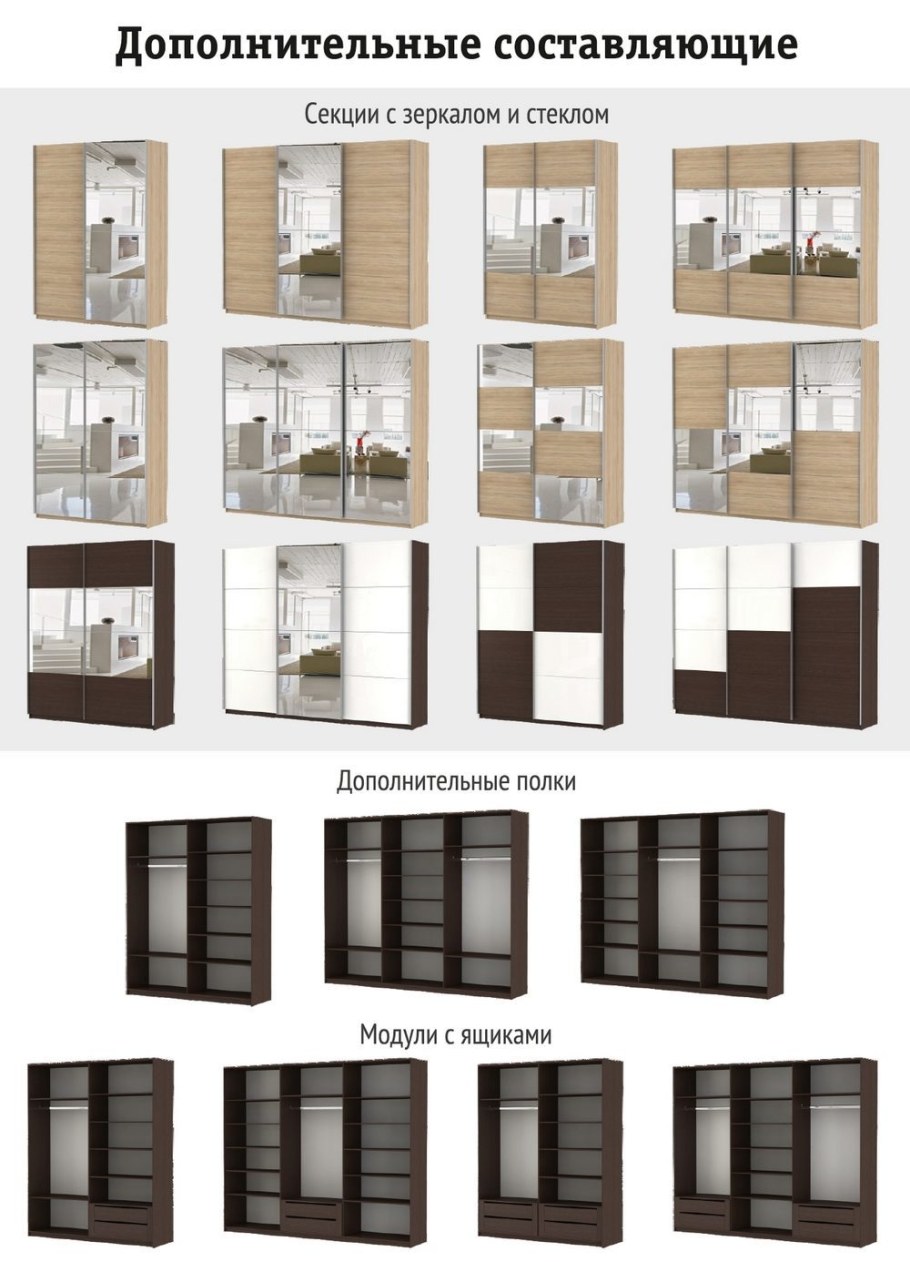 Шкаф купе Лайт е1