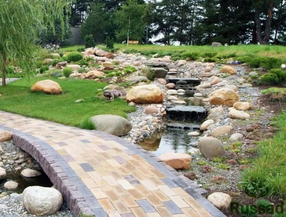 Ландшафтный рокарий Каскад ручьев