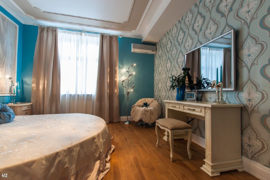 Акцентная стена в гостиной