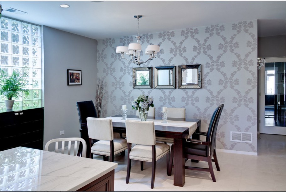 Гостиная столовая интерьер