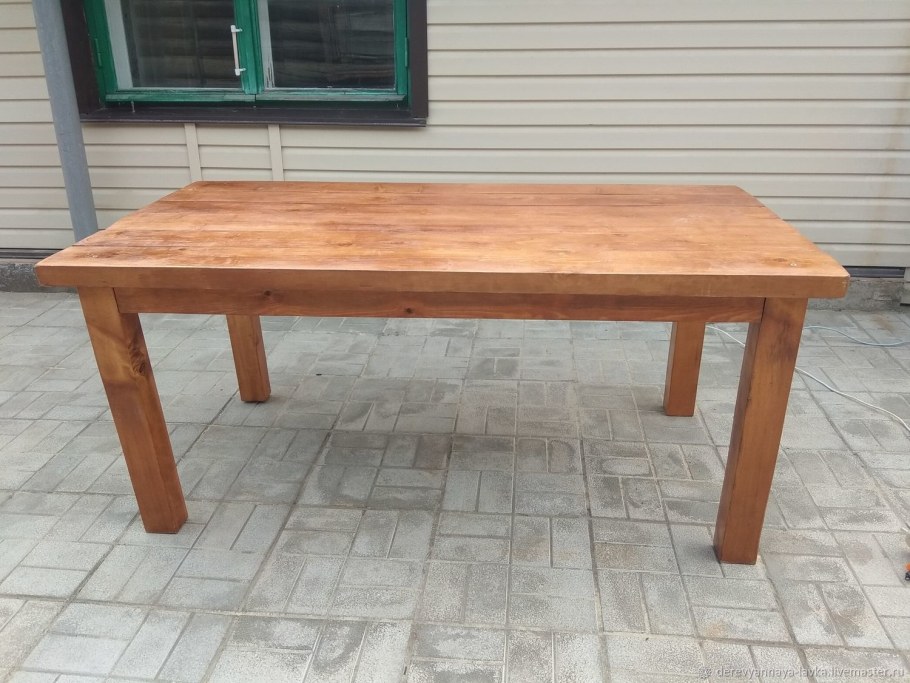 Стол со скамейками для дачи своими