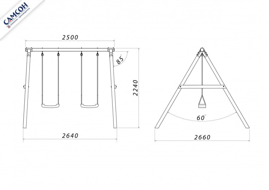 Выкройка тента на качели садовые