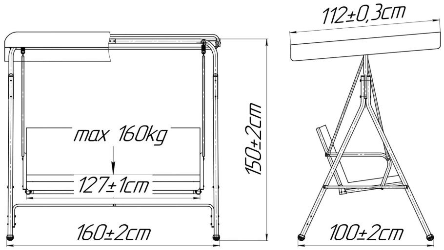 Скамейка Садовая из профильной трубы своими руками чертежи