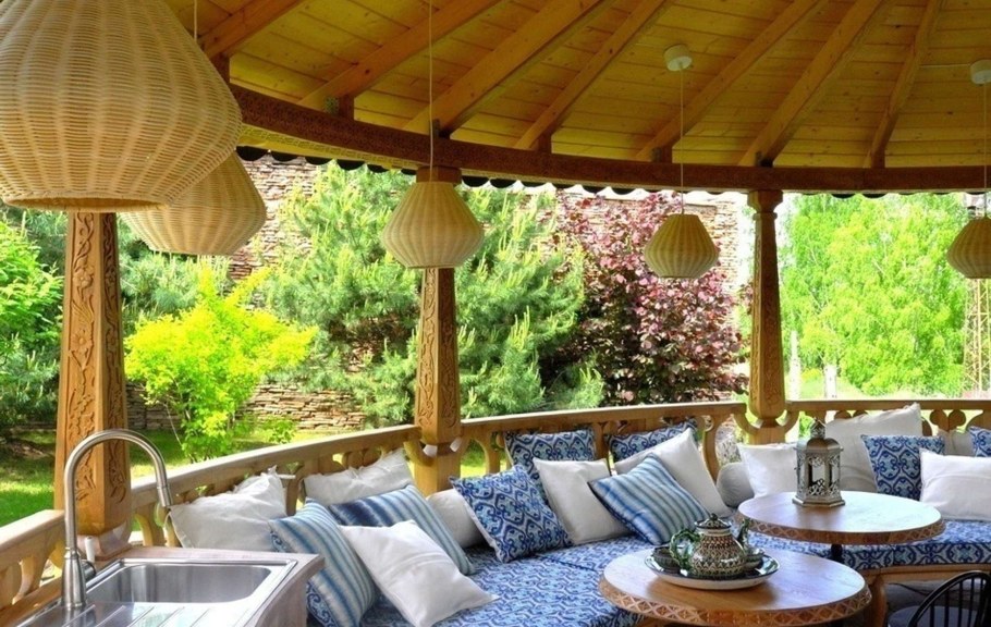 Узбекистан чойхона беседки