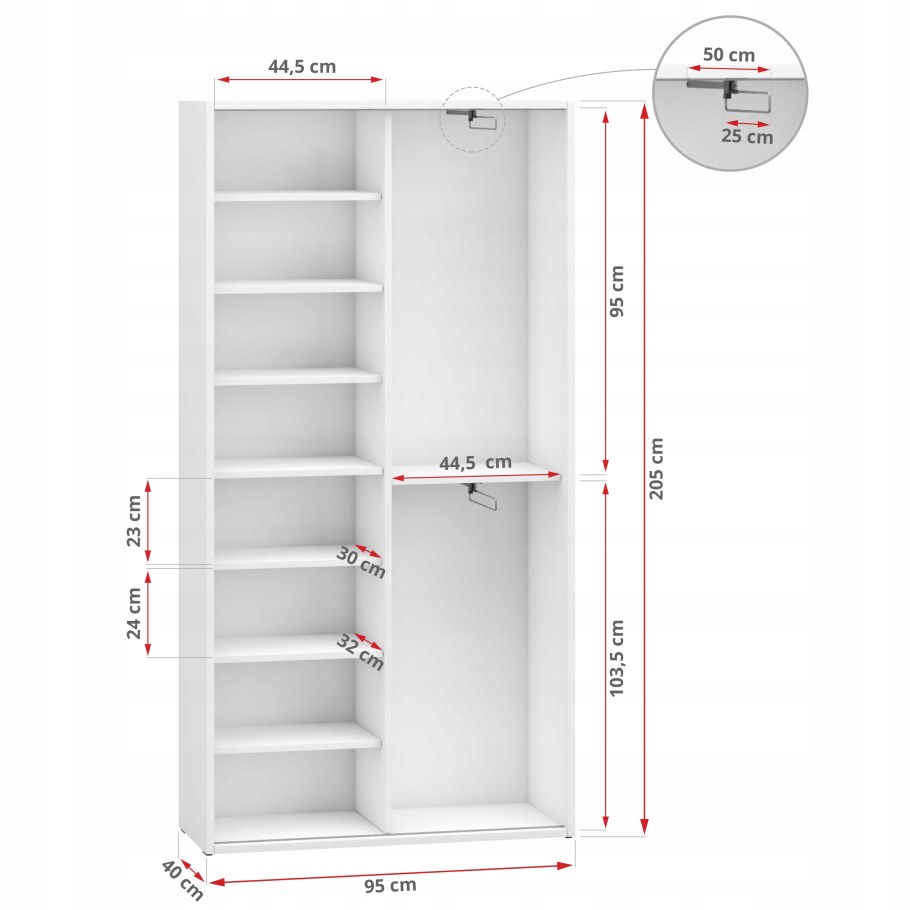 Шкаф икеа глубина 45 см глубина