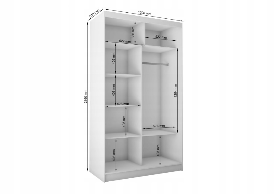 Шкаф 100см с системой Лион