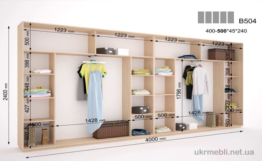 Шкаф купе глубиной 45 см наполнение