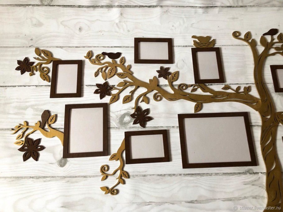 Настенный декор дерево