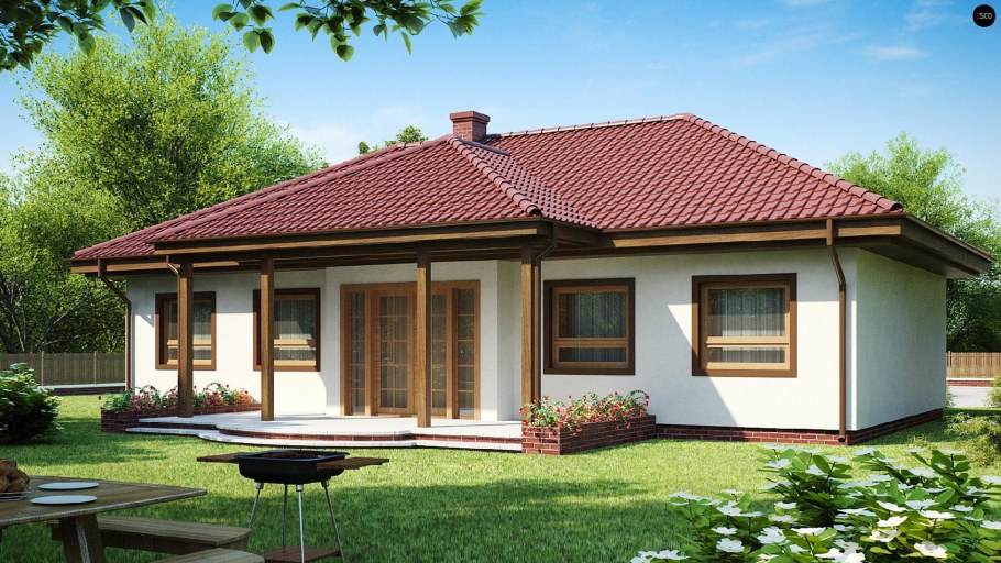 Одноэтажный коттедж «Лури