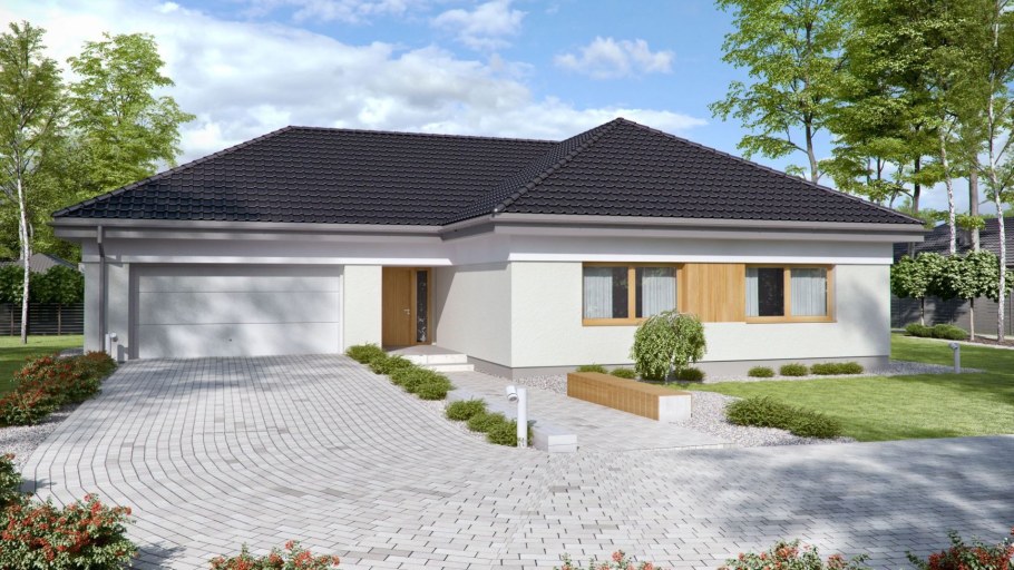 Крыши одноэтажных домов