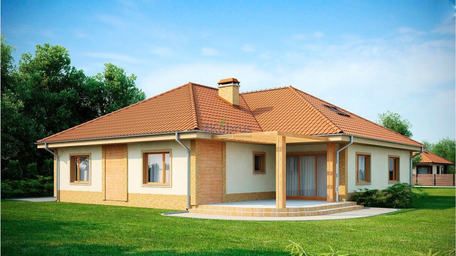 Проект одноэтажного дома z144
