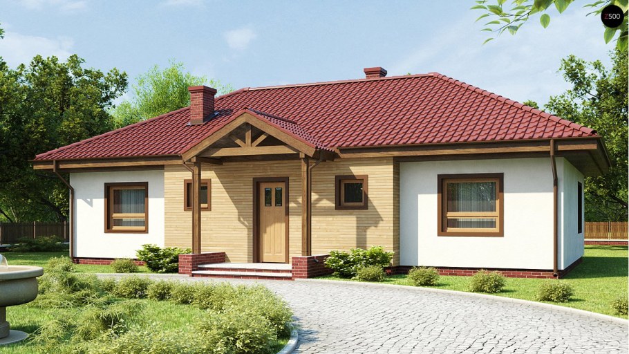 Проект дома z500 одноэтажный