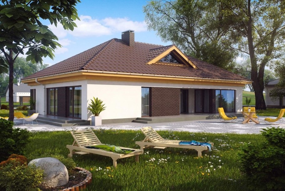 Проект одноэтажного дома z144