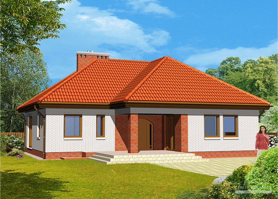 Красивые крыши одноэтажных домов