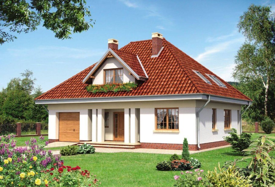 Черепица Браас красная