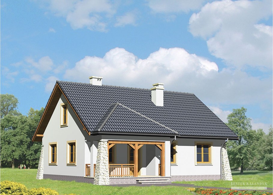 Крыши одноэтажных домов