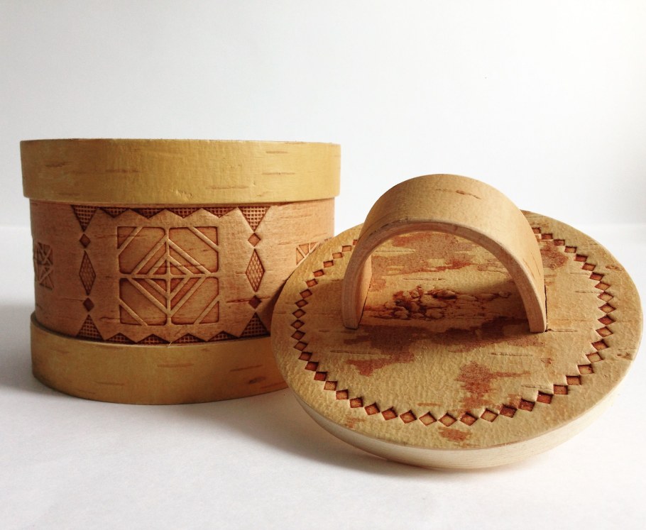 Тарелка из бересты