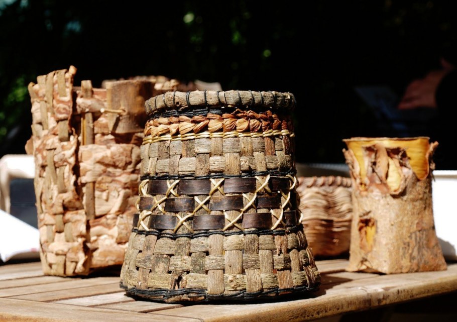 Поднос из бересты