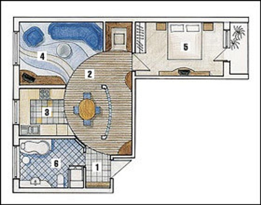Перепланировка трехкомнатной распашонки хрущевки 60 кв
