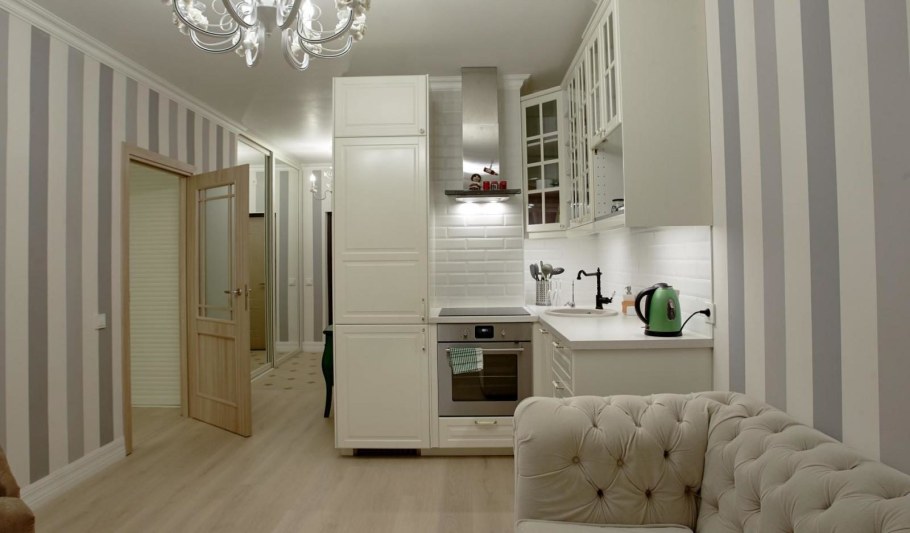 Интерьер однушки распашонки