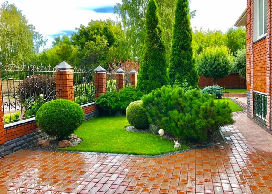 Ландшафт крыльца