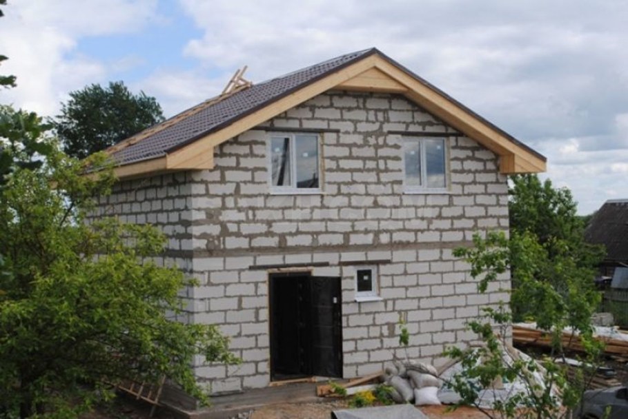 Дом из газоблока 8 на 8