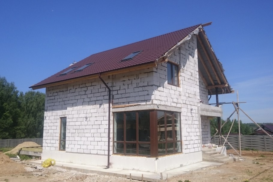 Дом из пеноблоков под ключ 60кв