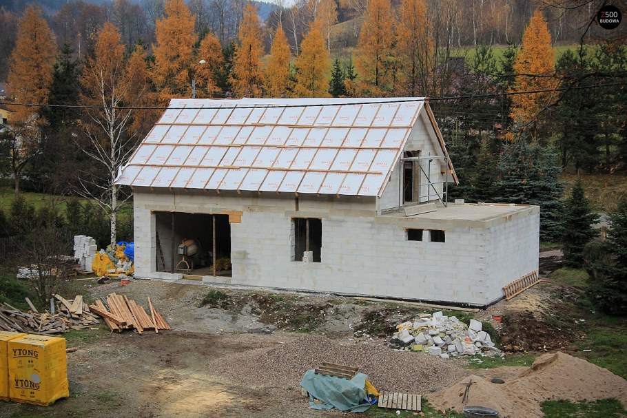 Дачный домик из блоков