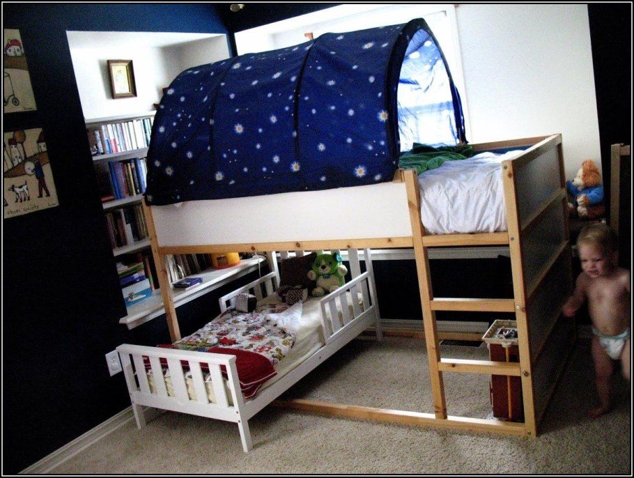 Ikea svarta двухъярусная кровать