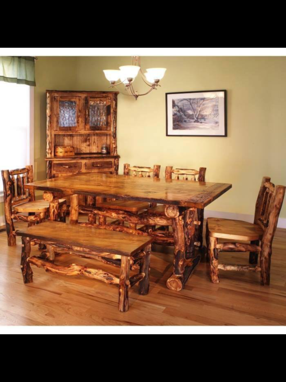 Кровать рустикальный стиль