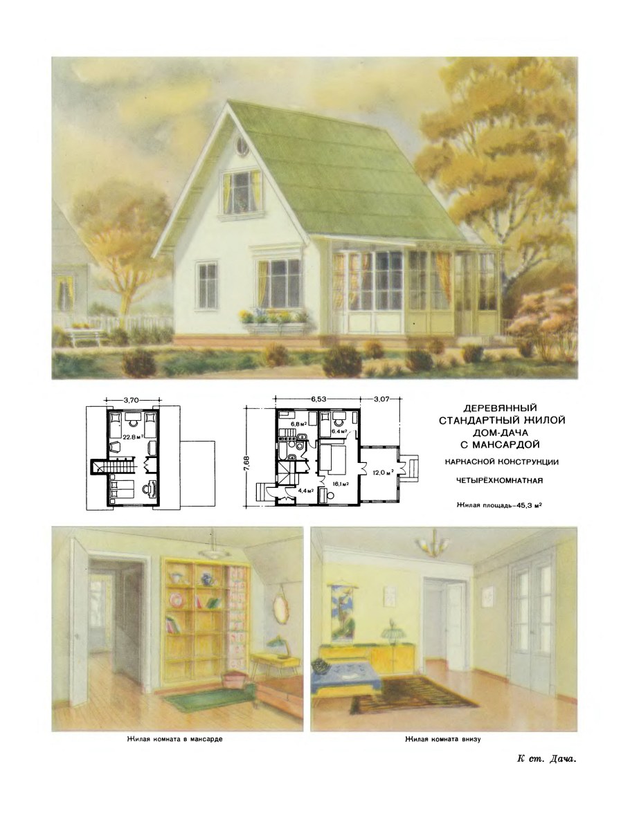 Типовые проекты сельских домов