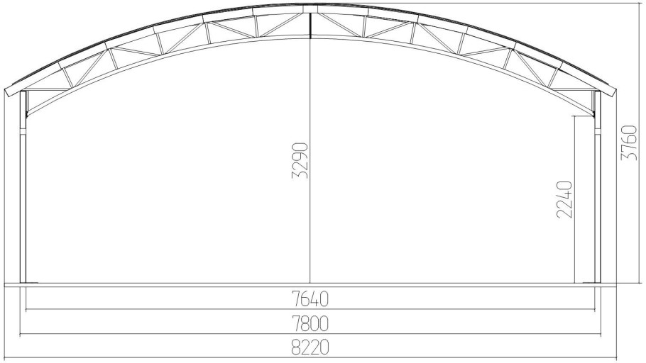 Навес из поликарбоната 5х10м смета