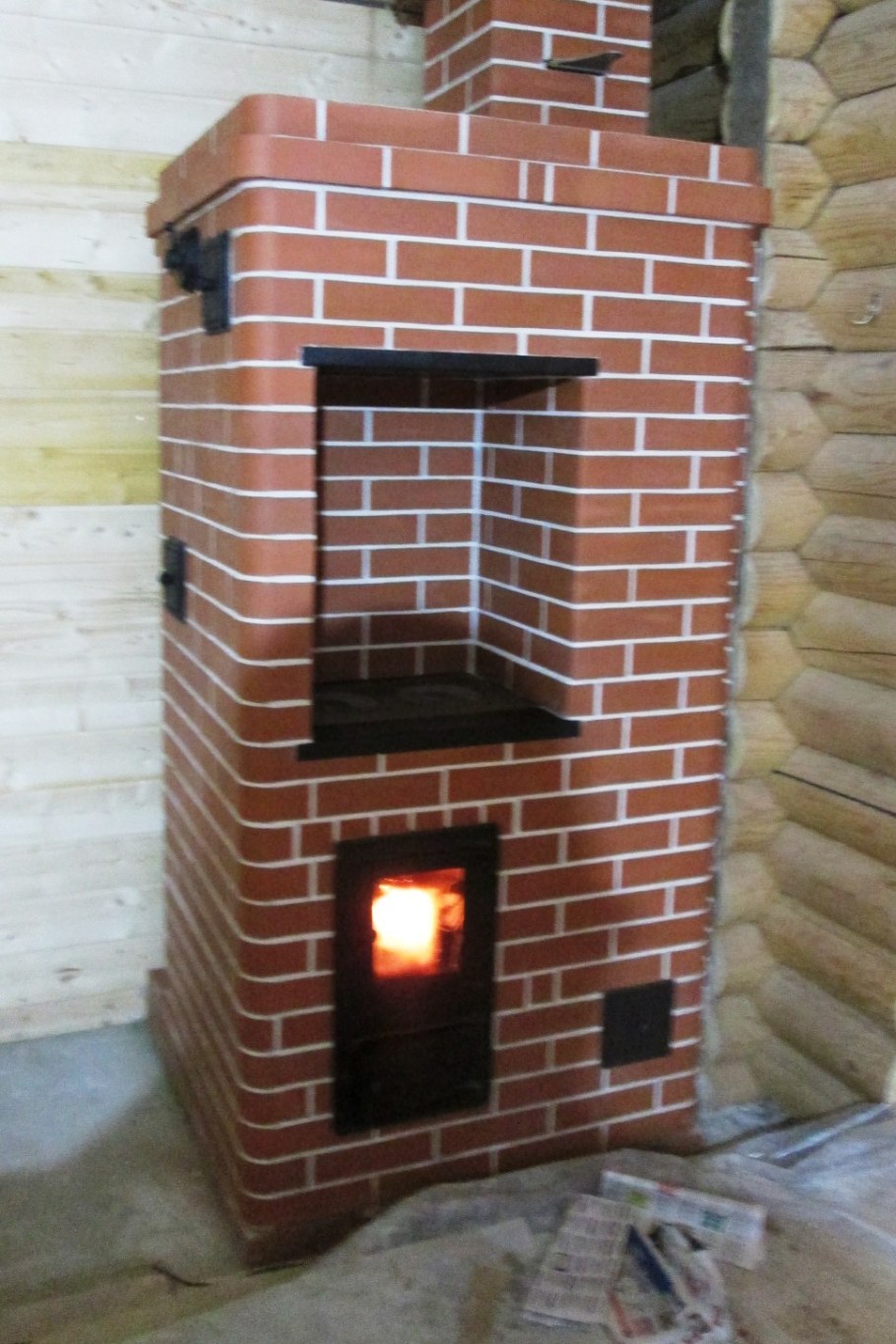 Отопительно-варочная печь шведка порядовка