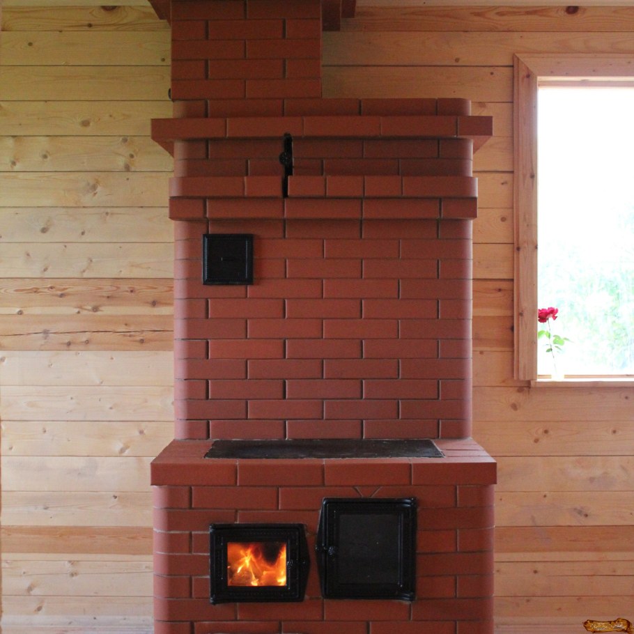 Многофункциональная кирпичная дровяная варочная печь