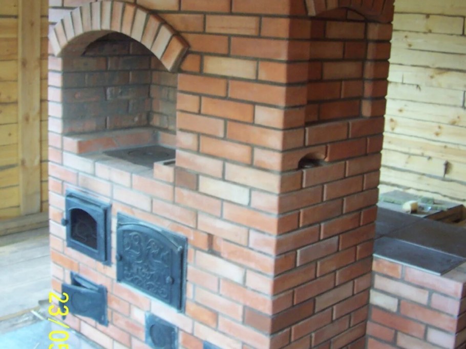 Печь отопительная дровяная голландка