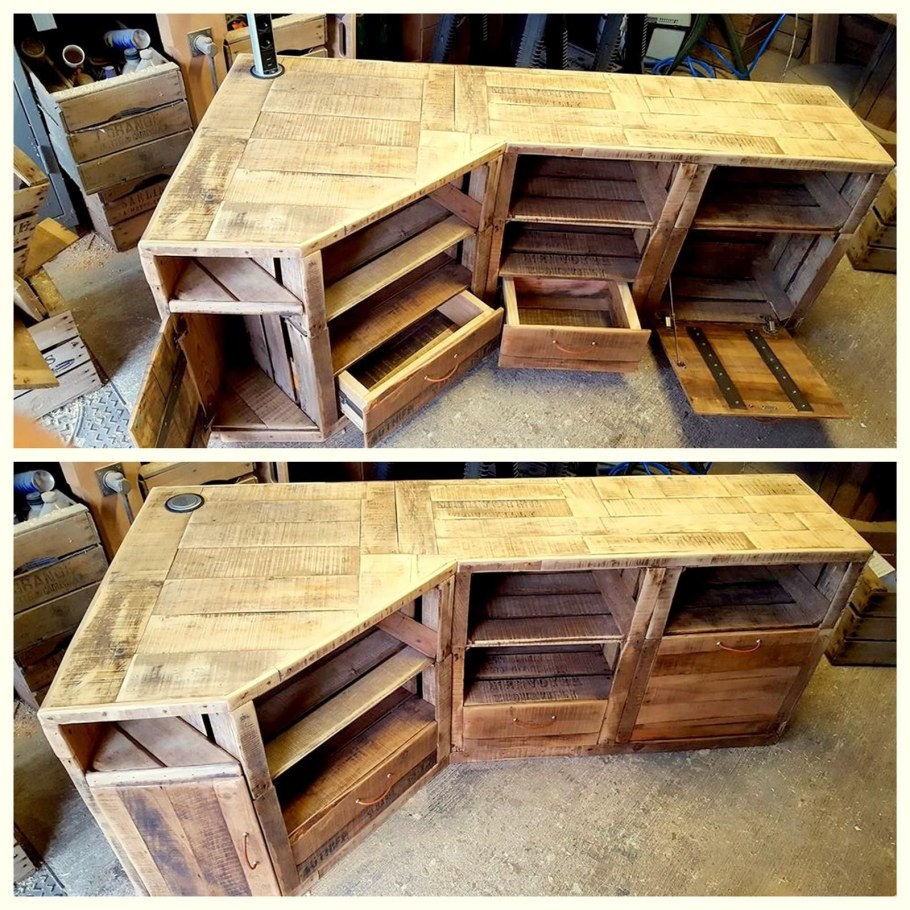 Мебель из досок поддонов