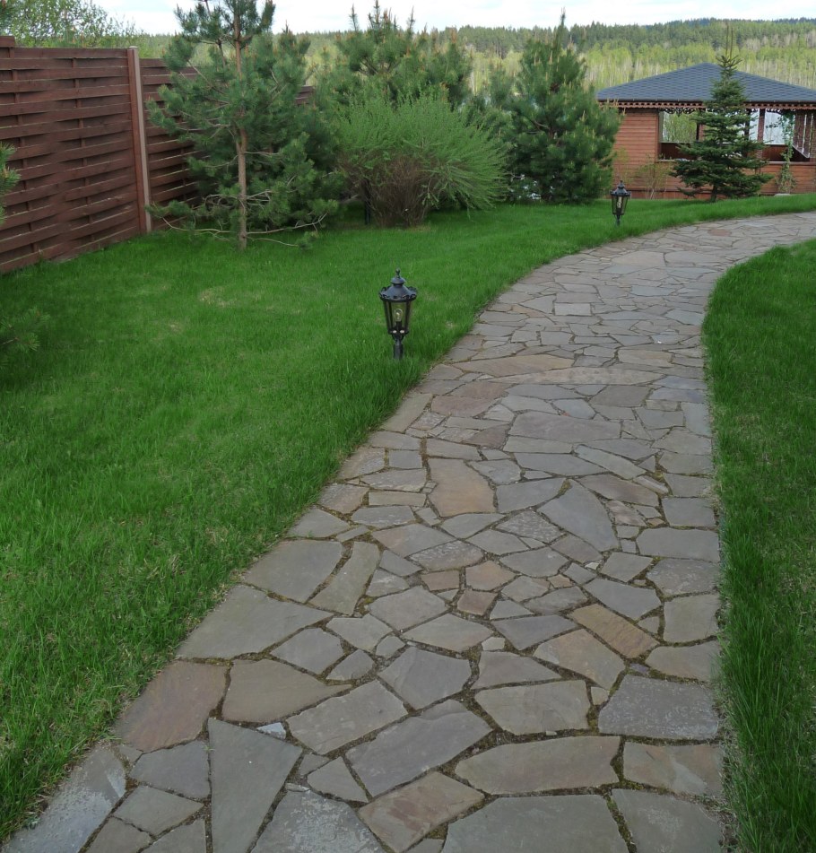 Плитняк дорожки ландшафт