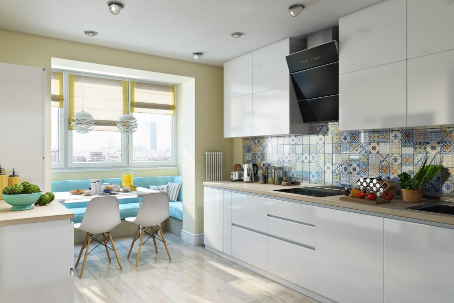 Объединение лоджии с кухней