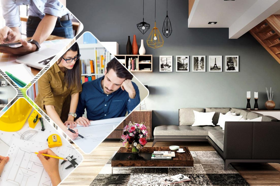 Студия 30 кв в стиле лофт