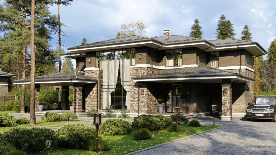 Современный дачный домик