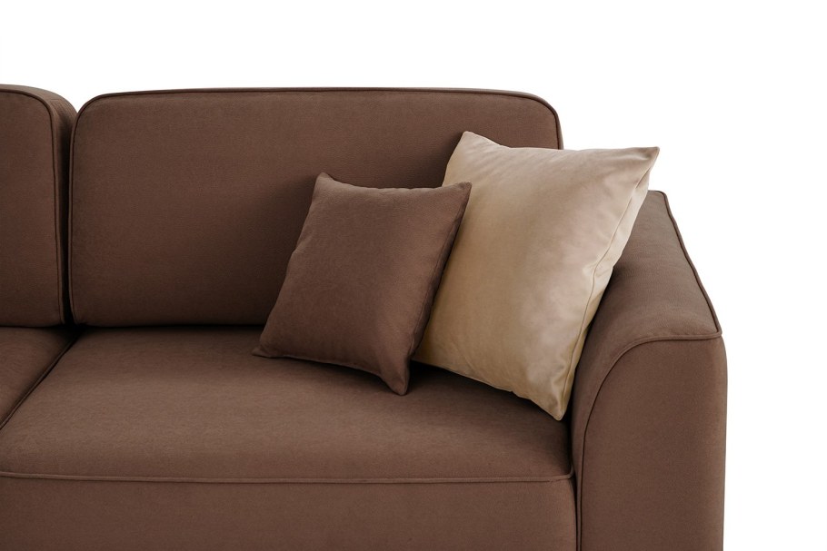 Диван хофф коричневый с подушками