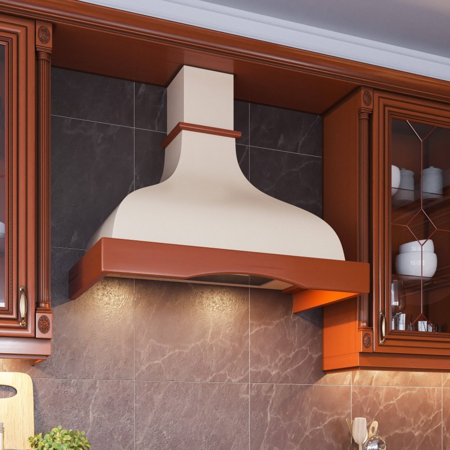 Каминная вытяжка Eleyus solo Country 750 led SMD 90 N